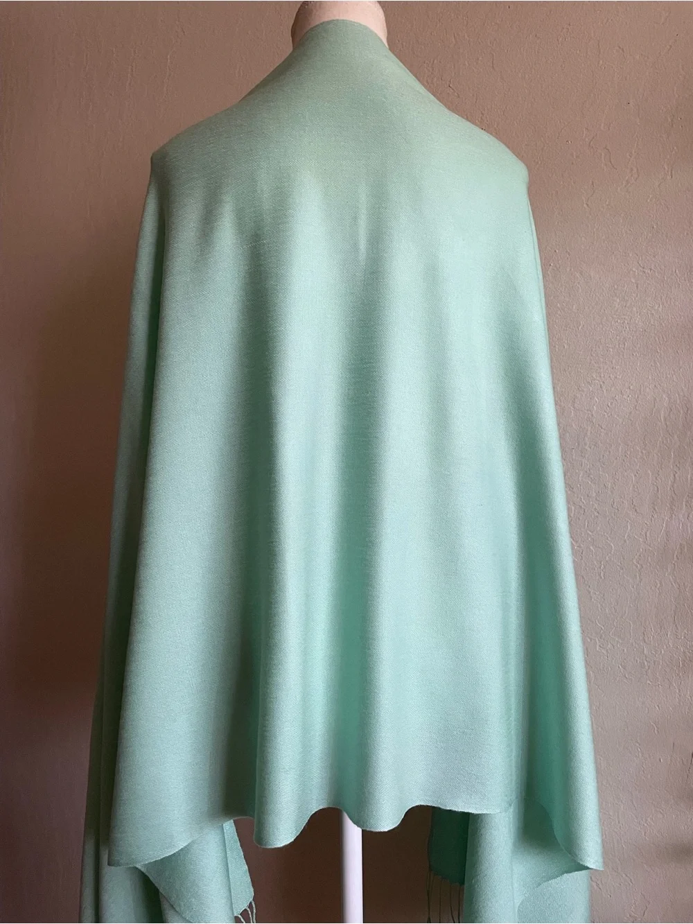 Sea mist soft wool wrap